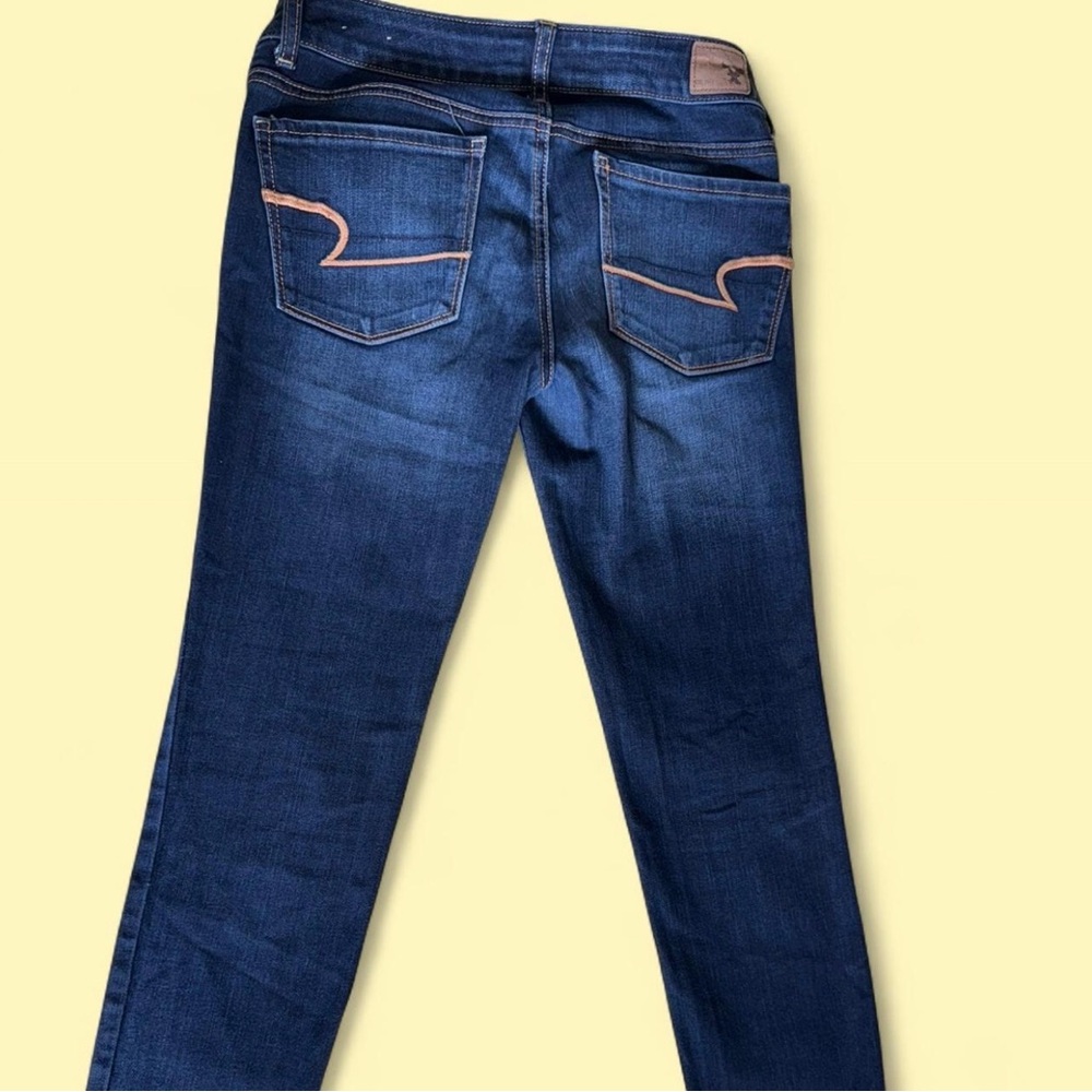 American Eagle Outfitters Dark Blue Skinny Jeans